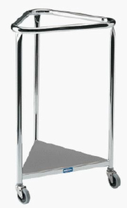 LINEN HAMPER, CHROME, 25" DIAMETER by Pedigo Products, Inc.