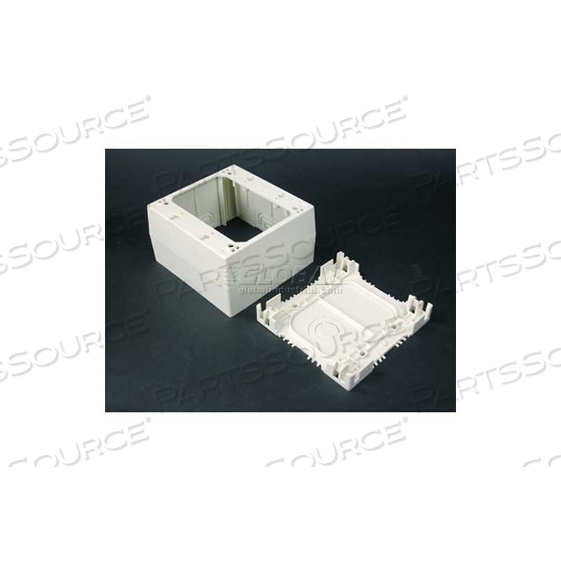 NM2044-2WH 2-GANG EXTRA DEEP DEVICE BOX, WHITE, 4-3/4"L by Wiremold NM2044-2WH 2-GANG EXTRA DEEP DEVICE BOX, WHITE, 4-3/4"L by Wiremold