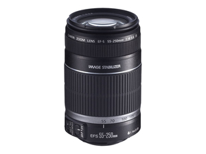 EF-S, TELEPHOTO ZOOM LENS, 55 MM, 250 MM, F/4.0-5.6 IS STM, EF/EF-S, FOR EOS 1300, 700, 77, 80, 800, 8000, 9000, KISS X80, KISS X8I, KISS X9 by Canon (Consumer Electronics)
