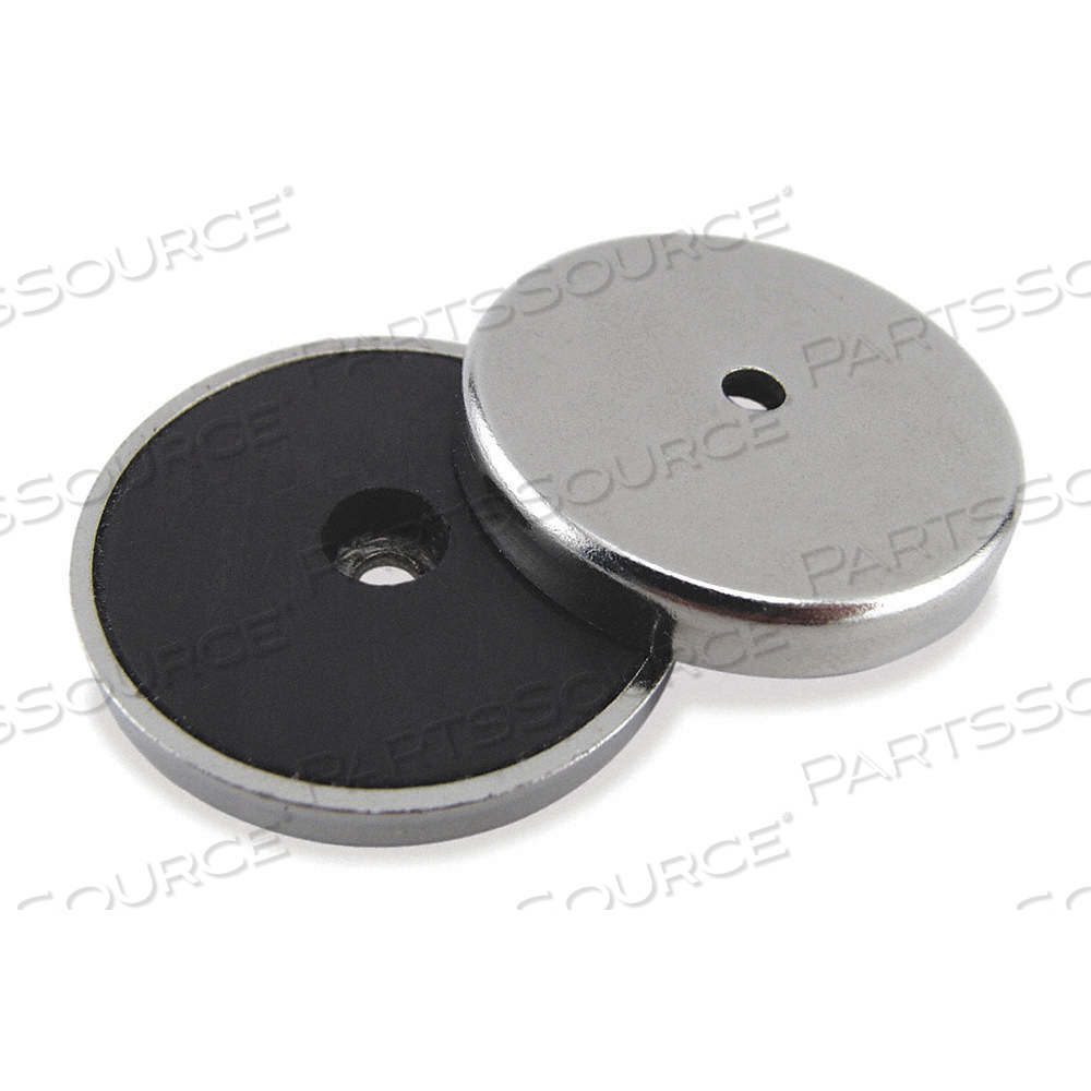 ENCASED ROUND BASE MAGNET, CERAMIC, 11 LB MAX. PULL, 0.18 IN THICK by Approved Vendor ENCASED ROUND BASE MAGNET, CERAMIC, 11 LB MAX. PULL, 0.18 IN THICK by Approved Vendor