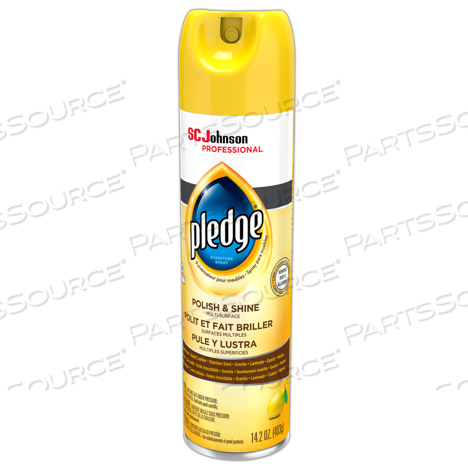 FURNITURE POLISH, LEMON, 14.2 OZ AEROSOL SPRAY by Pledge