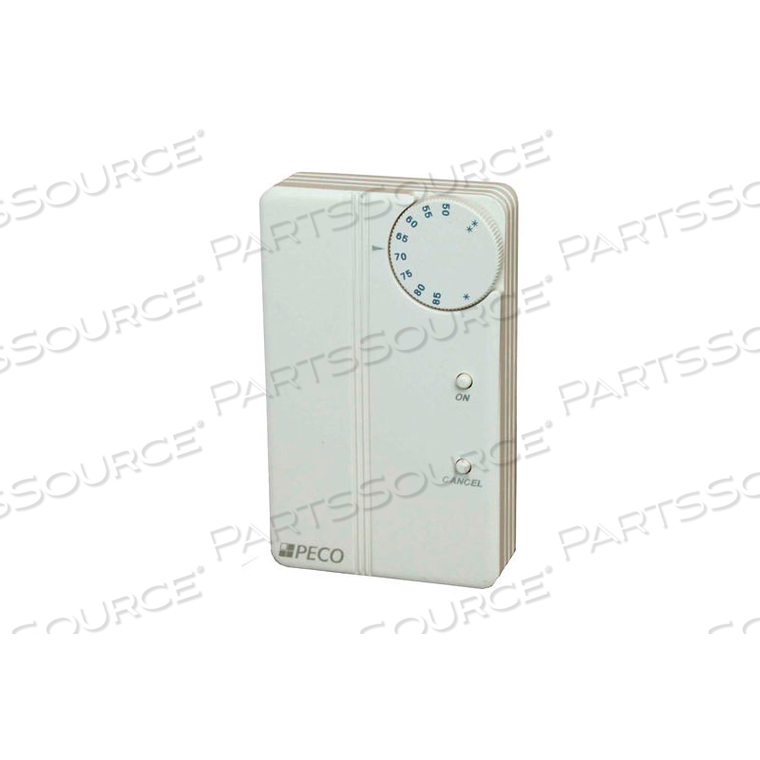 TRANE COMPATIBLE ZONE SENSOR SP155-027 WITH TEMP ADJUST, ON-CANCEL-COMM JACK by PECO