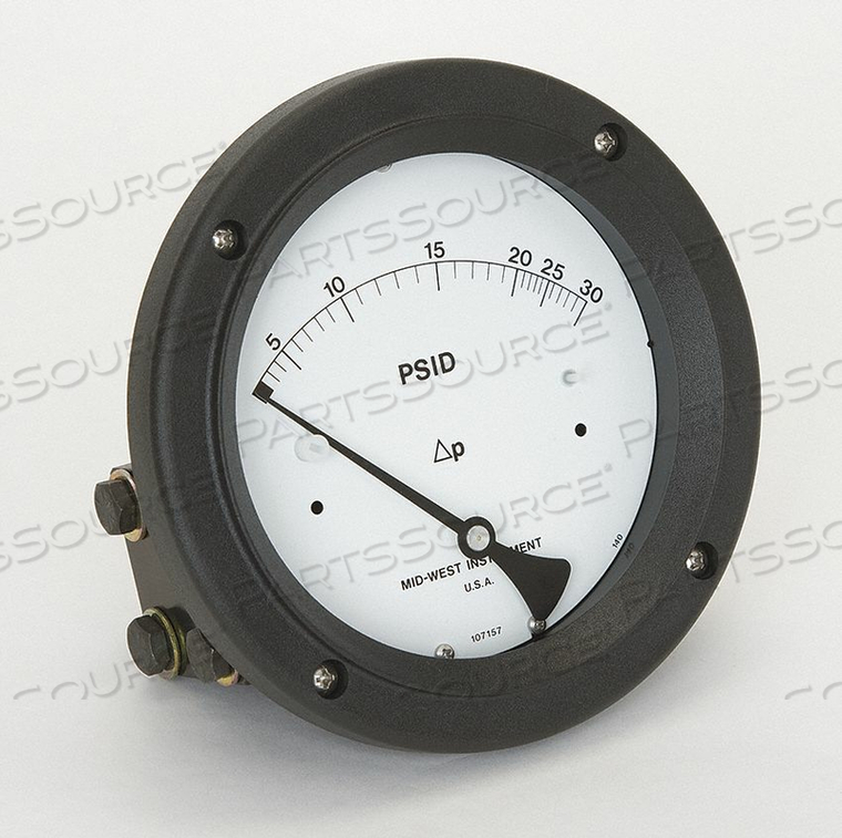 PRESSURE GAUGE 0 TO 30 PSI by Mid-West Instrument PRESSURE GAUGE 0 TO 30 PSI by Mid-West Instrument
