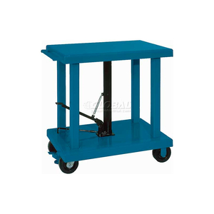 WORK POSITIONING POST LIFT TABLE FOOT CONTROL 48X32 2000 LB. by Wesco WORK POSITIONING POST LIFT TABLE FOOT CONTROL 48X32 2000 LB. by Wesco