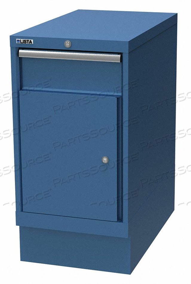 CABINET PEDESTAL ONE DRAWER BRT BLUE by Lista CABINET PEDESTAL ONE DRAWER BRT BLUE by Lista