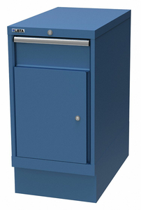 CABINET PEDESTAL ONE DRAWER BRT BLUE by Lista