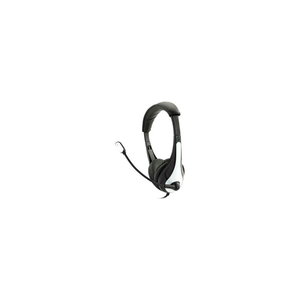 SINGLE PLUG HEADSET WITH MICROPHONE, WHITE by Avid Products