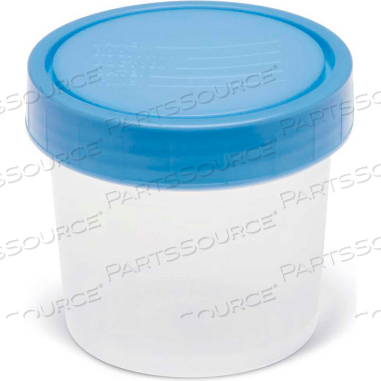 OR STERILE SPECIMEN CONTAINERS, PACKAGED INDIVIDUALLY, 4 OZ., 100/CASE by Medline Industries, Inc.