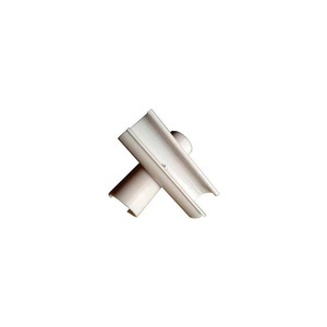 SNAP CROSS FITTING, 4"L, 1-1/4"LDIA., FURNITURE GRADE ABS, WHITE by Circo Innovations