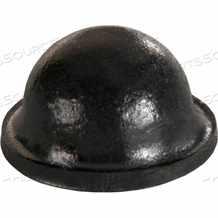 SOUND DAMPENING RUBBER BUMPER FEET - HEMISPHERE - BLACK - 0.211" H X 0.375" W - BS22 - PKG OF 6000 