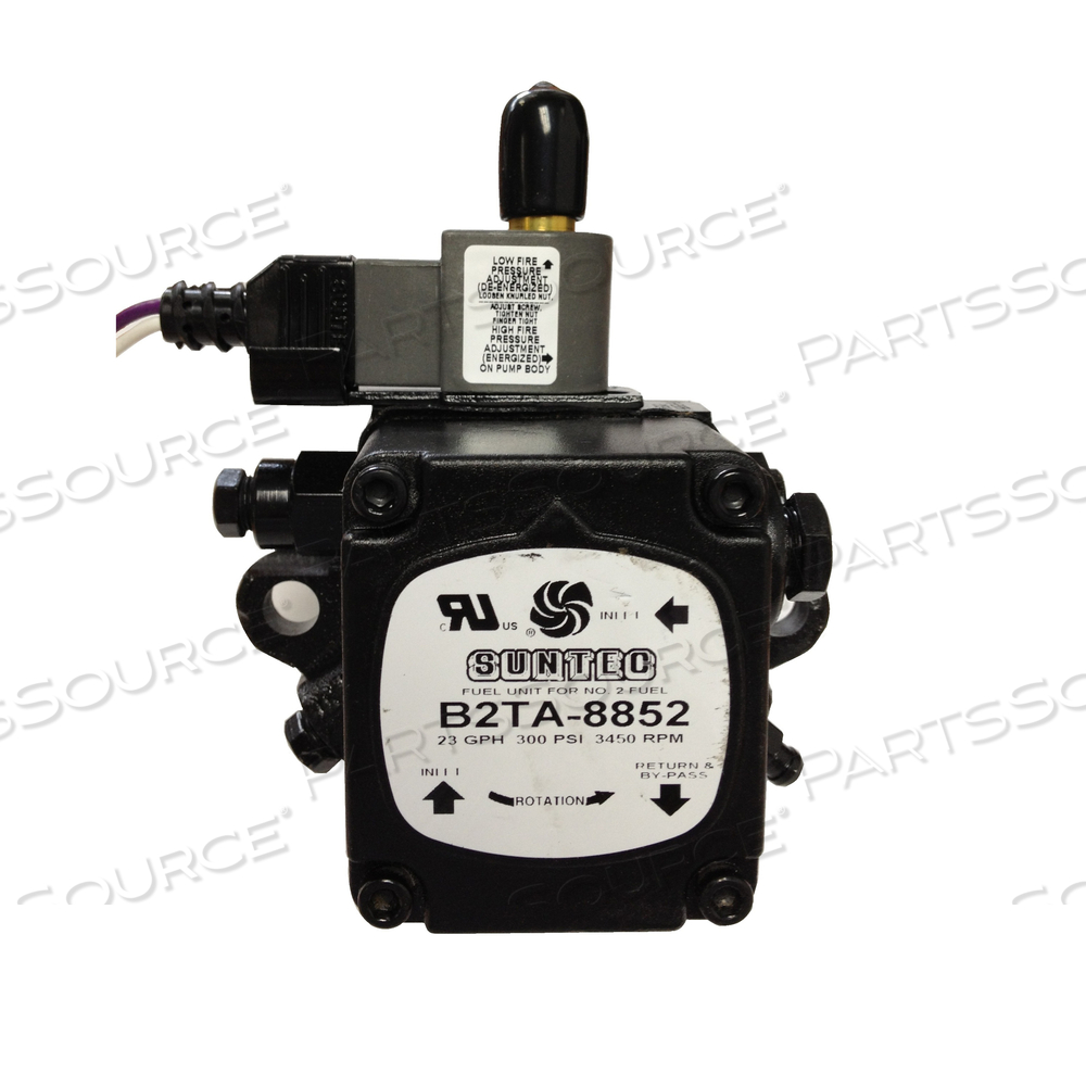 OIL PUMP (2 STAGE-3450 RPM RH ROTATION) 23 GPH REPLACES B2TA8852 B2GA8852 B2TA8852N B2TA8852BN642R B by Suntec