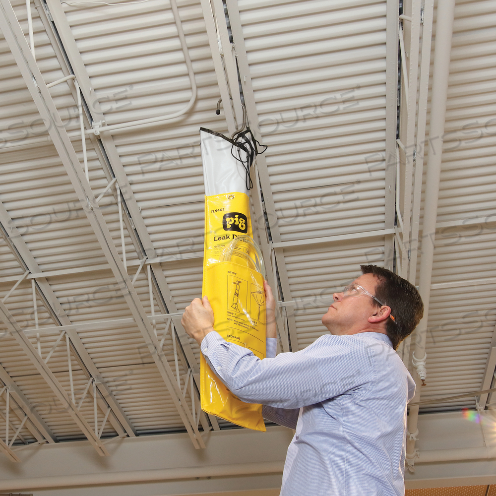 PIG UMBRELLA-STYLE ROOF LEAK DIVERTER TARP KIT by New Pig Corporation