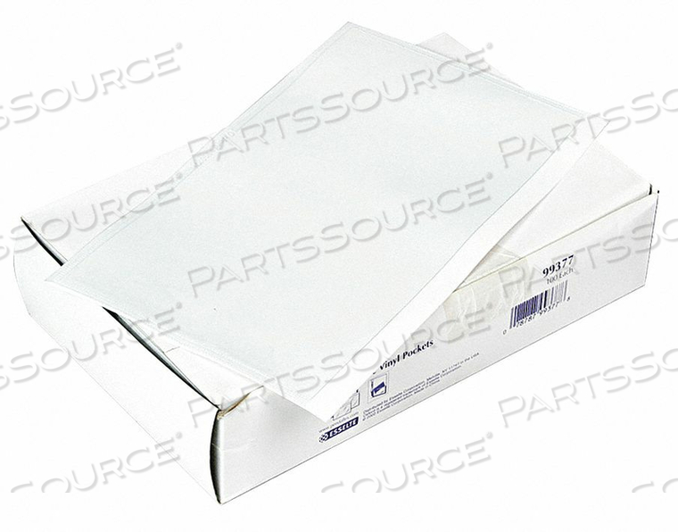 SHEET PROTECTOR CLEAR VINYL PK100 by Tops