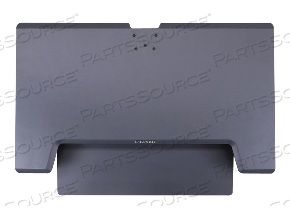 WORKFIT-TL, STANDING DESK WORKSTATION (BLACK WITH GREY SURFACE) by Ergotron, Inc.