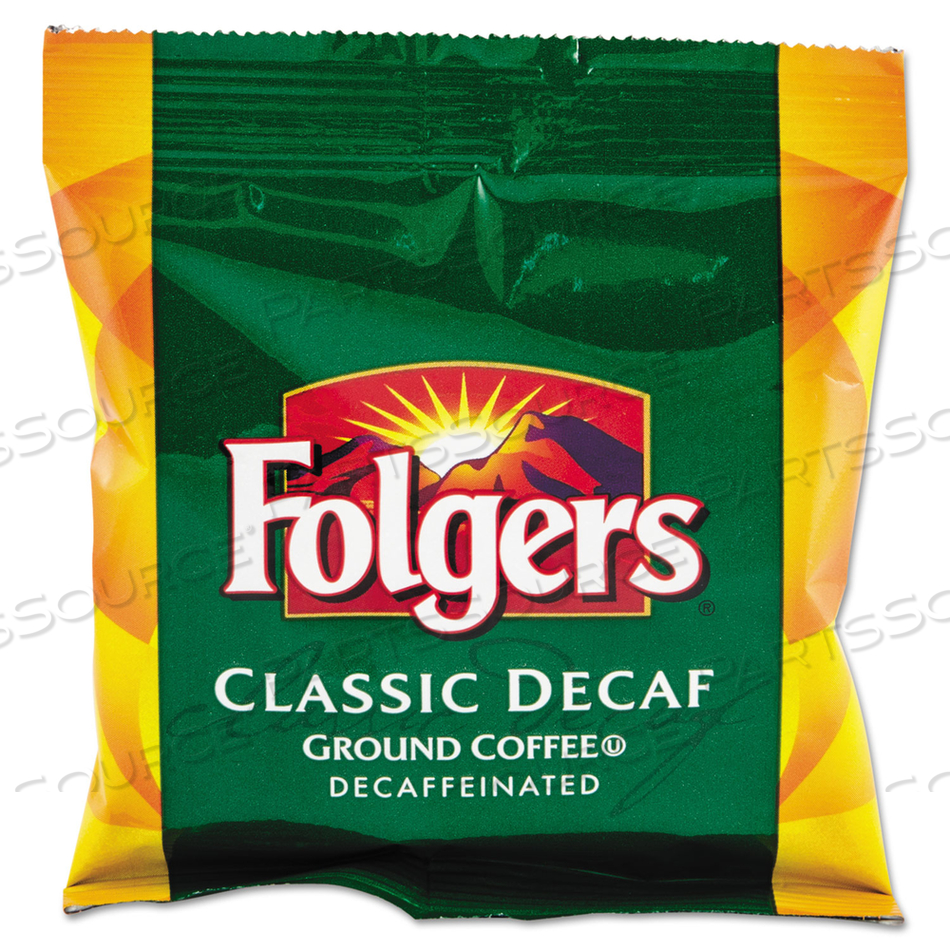 COFFEE FILTER PACKS, DECAFFEINATED CLASSIC ROAST, 9/10OZ by Folgers COFFEE FILTER PACKS, DECAFFEINATED CLASSIC ROAST, 9/10OZ by Folgers