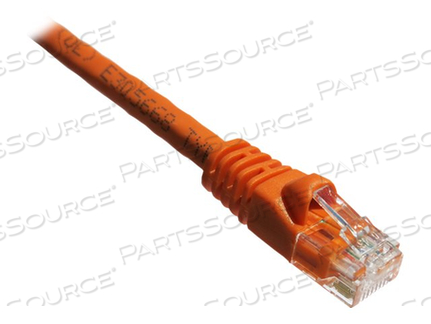 AXIOM 50FT CAT6A 650MHZ PATCH CABLE MOLDED BOOT (ORANGE) by Axiom