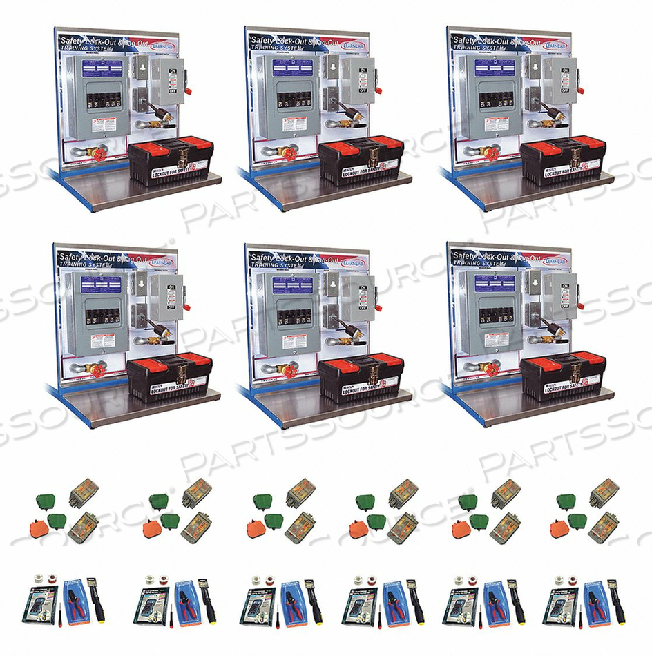 LOCKOUT TAG OUT TRAINING SYSTEM PK6 by LearnLab LOCKOUT TAG OUT TRAINING SYSTEM PK6 by LearnLab