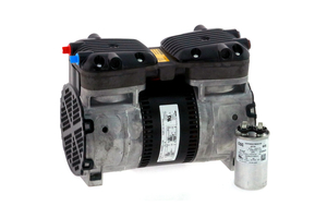 TWIN PISTON OIL LESS PUMP, 1/2 HP, 5 IN X 7.08 IN X 9.53 IN by Byron Medical, Inc.