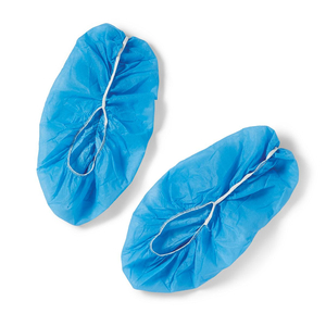 NONSKID SPUNBOND SHOE COVER, RED, POLYPROPYLENE, REGULAR/LARGE by Medline Industries, Inc.