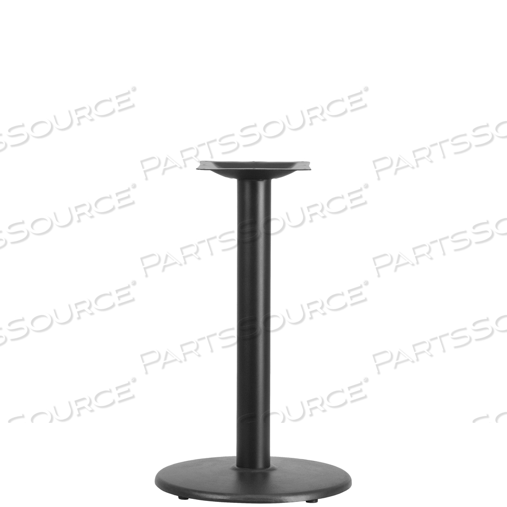 BEVERLY 18'' ROUND RESTAURANT TABLE BASE WITH 3'' DIA. TABLE HEIGHT COLUMN by Flash Furniture BEVERLY 18'' ROUND RESTAURANT TABLE BASE WITH 3'' DIA. TABLE HEIGHT COLUMN by Flash Furniture