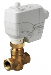 THREADED GLOBE VALVE 1/2 IN 24VAC NO by Siemens