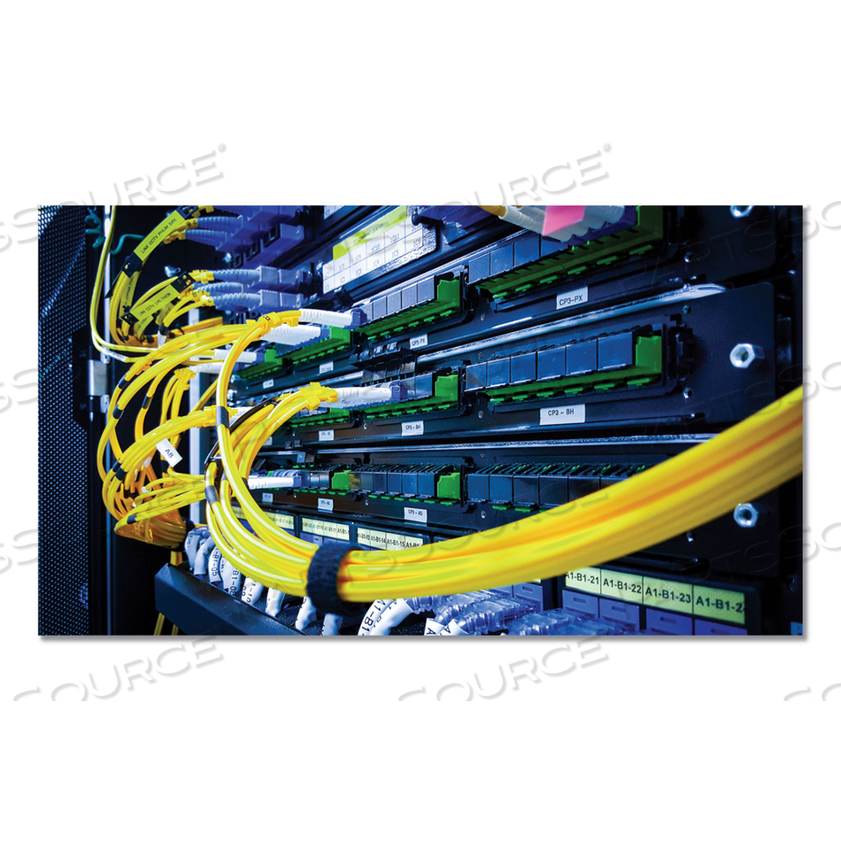 ONE-WRAP PRE-CUT STANDARD TIES, 0.75" X 12", BLACK by Velcro