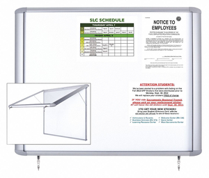 ENCLOSED BULLETIN BOARD 38-5/16 W 47 H by Bi-Silque Visual Communication Products ENCLOSED BULLETIN BOARD 38-5/16 W 47 H by Bi-Silque Visual Communication Products