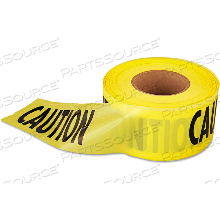 STANDARD BARRICADE TAPE YELLOW PLASTIC CAUTION by Empire