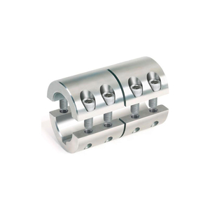TWO-PIECE INDUSTRY STANDARD CLAMPING COUPLINGS W/KEYWAY, 1-1/4", STAINLESS STEEL by Climax Metal Products