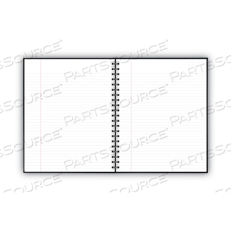 HARDBOUND NOTEBOOK WITH POCKET, 1 SUBJECT, WIDE/LEGAL RULE, BLACK COVER, 11 X 8.5, 96 SHEETS by Cambridge HARDBOUND NOTEBOOK WITH POCKET, 1 SUBJECT, WIDE/LEGAL RULE, BLACK COVER, 11 X 8.5, 96 SHEETS by Cambridge