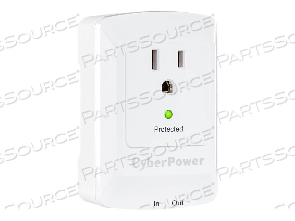 PROFESSIONAL SERIES CSP100TW, SURGE PROTECTOR, AC 125 V, OUTPUT CONNECTORS: 1 by CyberPower