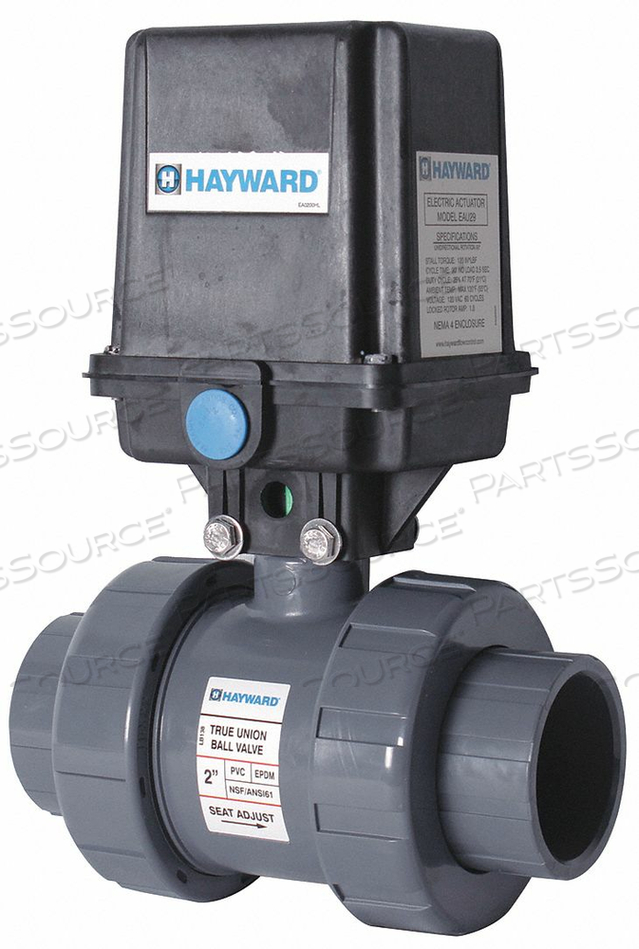 ELECTRONIC BALL VALVE PVC 1 IN. 