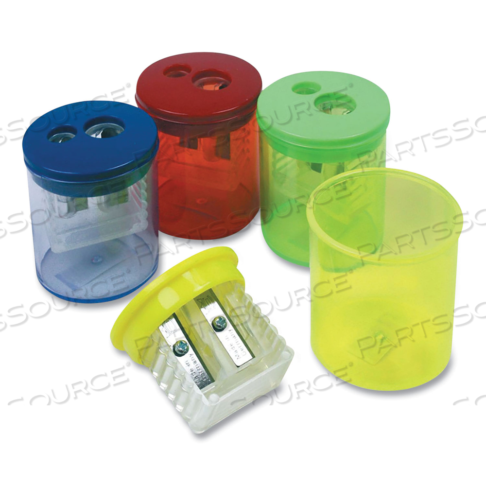 EISEN SHARPENERS, TWO-HOLE, 1.5 X 1.75, RANDOMLY ASSORTED COLOR by The Pencil Grip