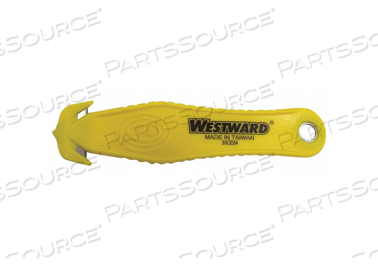 SAFETY CUTTER, ANTIMICROBIAL NO, APPLICATION MULTIPURPOSE, BLADE MATERIAL STAINLESS STEEL, DISPOSABLE YES, PACKAGE QUANTITY 10 by Westward