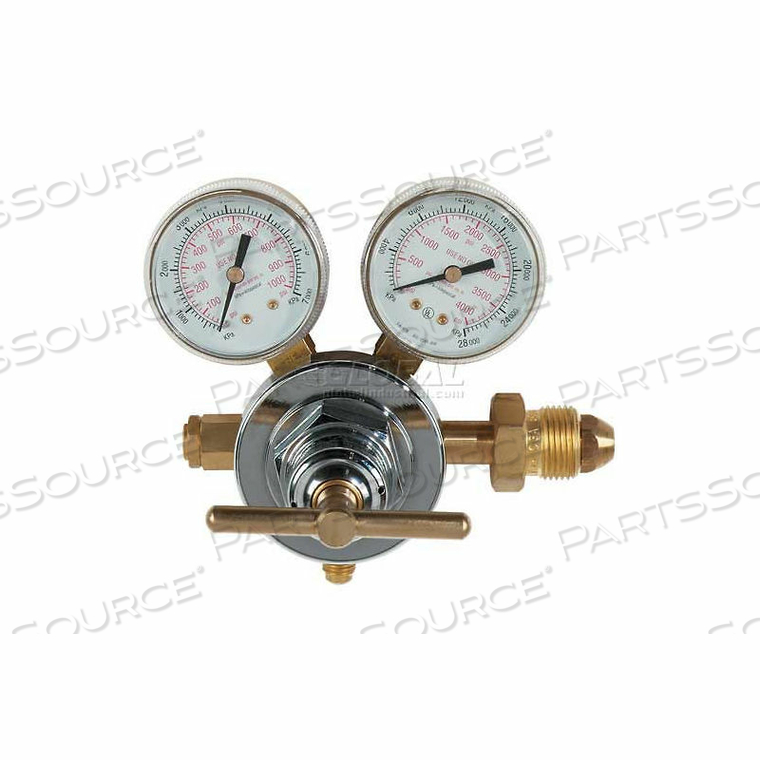 1/4 IN 450 PSI BRASS NITROGEN PRESSURE REGULATOR 