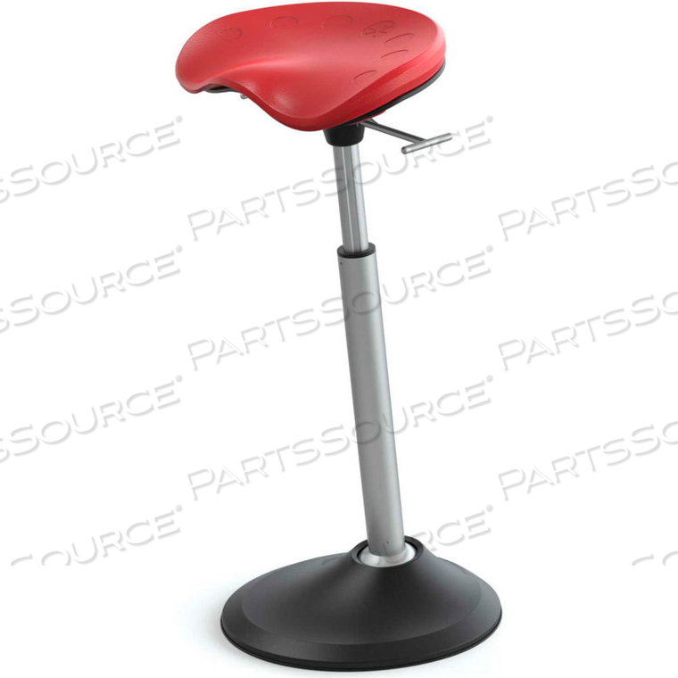 MOBIS II ACTIVE SIT-STAND PERCHING STOOL - CHILI PEPPER - FOCAL SERIES 