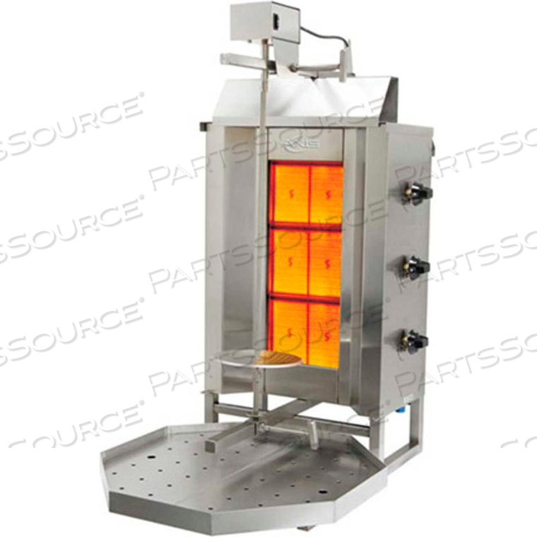 AXIS VERTICAL BROILER - 3 BURNER 