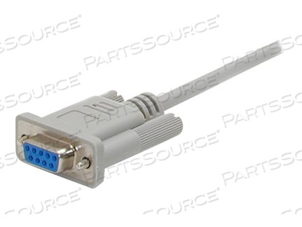 THIS 10FT CROSS WIRED SERIAL/NULL MODEM CABLE FEATURES ONE DB9 FEMALE AND ONE DB by StarTech.com Ltd. THIS 10FT CROSS WIRED SERIAL/NULL MODEM CABLE FEATURES ONE DB9 FEMALE AND ONE DB by StarTech.com Ltd.