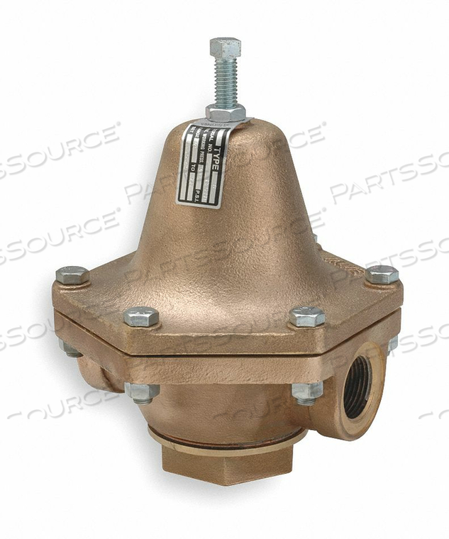 D6721 PRESSURE REGULATOR 1/2 IN 2 TO 30 PSI by Cash Valve D6721 PRESSURE REGULATOR 1/2 IN 2 TO 30 PSI by Cash Valve