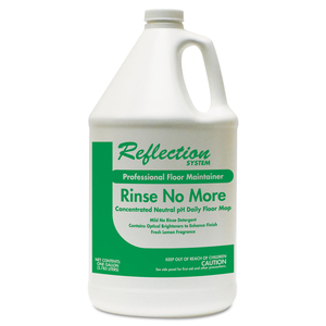 RINSE-NO-MORE FLOOR CLEANER, LEMON SCENT, 1 GAL, BOTTLE, 4/CARTON by Theochem