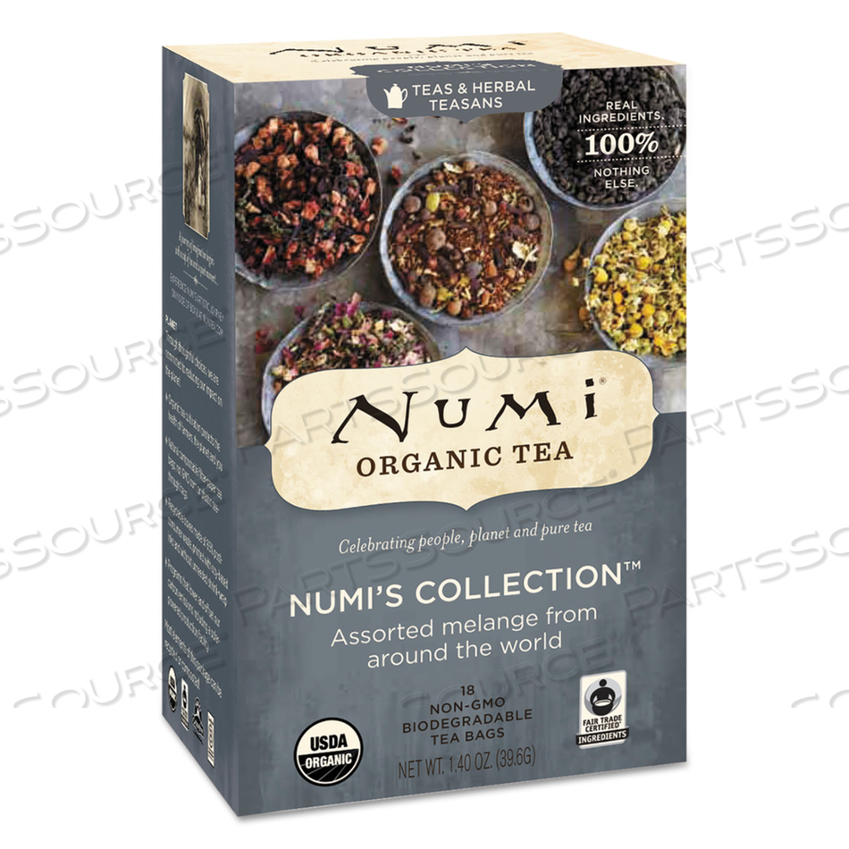ORGANIC TEA, NUMI'S COLLECTION: ASSORTED by Numi ORGANIC TEA, NUMI'S COLLECTION: ASSORTED by Numi
