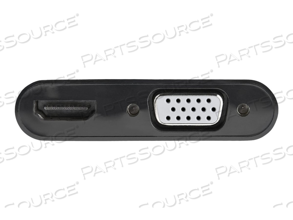 DISPLAYPORT TO HDMI VGA ADAPTER, DISPLAYPORT 1.2 HBR2 TO HDMI 2.0 (4K 60HZ) OR VGA 1080P CONVERTER DONGLE, DP TO HDMI OR VGA MONITOR ADAPTER by StarTech.com Ltd. DISPLAYPORT TO HDMI VGA ADAPTER, DISPLAYPORT 1.2 HBR2 TO HDMI 2.0 (4K 60HZ) OR VGA 1080P CONVERTER DONGLE, DP TO HDMI OR VGA MONITOR ADAPTER by StarTech.com Ltd.