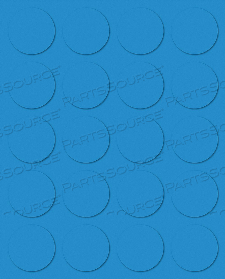 MAGNETIC ROUND INDICATORS BLUE PK20 by Magna Visual