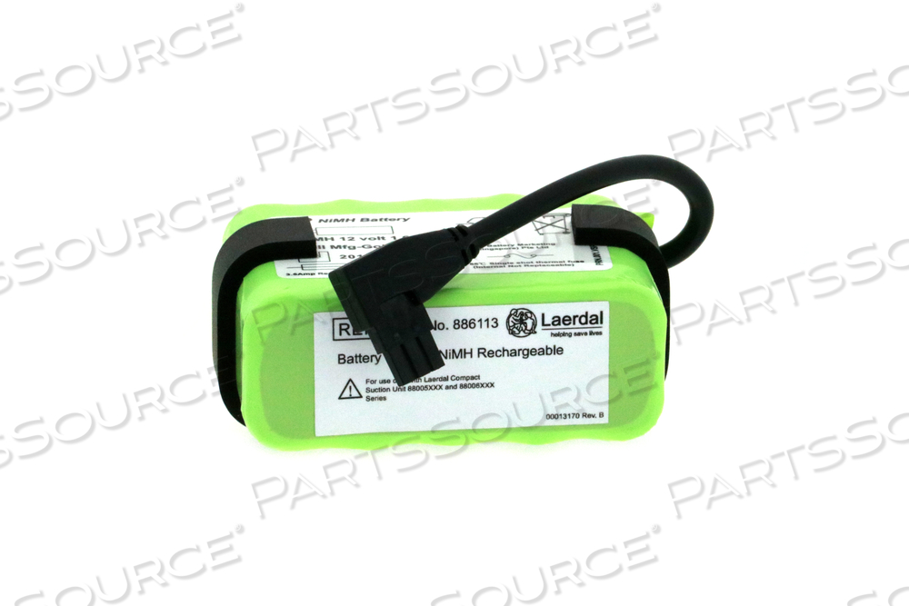 RECHARGEABLE BATTERY PACK, NICKEL METAL HYDRIDE, 1.7 AH, 12 V RECHARGEABLE BATTERY PACK, NICKEL METAL HYDRIDE, 1.7 AH, 12 V