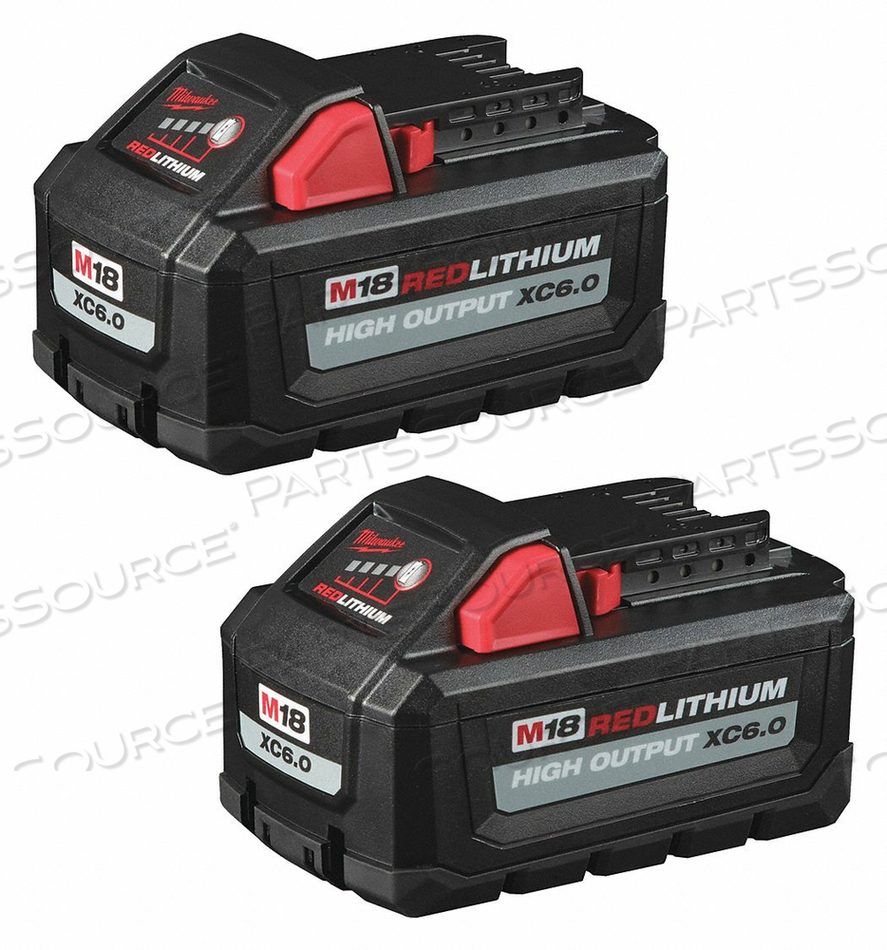 BATTERY PACK, 18 V, 6 AH, LI-ION by Milwaukee Electric Tools
