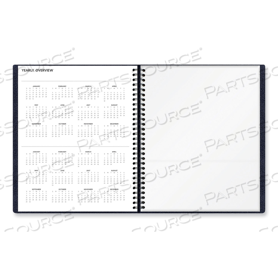 ALIGNED MONTHLY PLANNER, 11 X 9, NAVY BLUE COVER, 12-MONTH (JAN TO DEC): 2023 