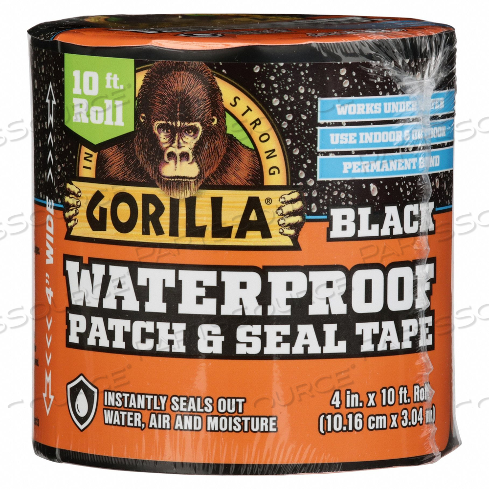 ROOF REPAIR TAPE BLACK 4 X 10 FT SIZE by Gorilla Glue ROOF REPAIR TAPE BLACK 4 X 10 FT SIZE by Gorilla Glue