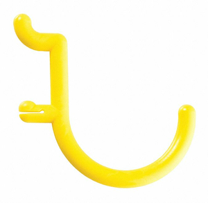 LOCKING PEGBOARD HOOKS PLASTIC PK8 by Functionaire