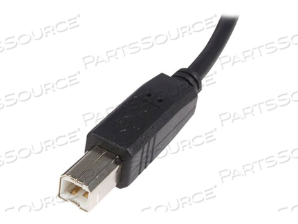 THIS 1FT USB CABLE FEATURES ONE USB A MALE CONNECTOR AND ONE USB B MALE CONNECTO by StarTech.com Ltd.
