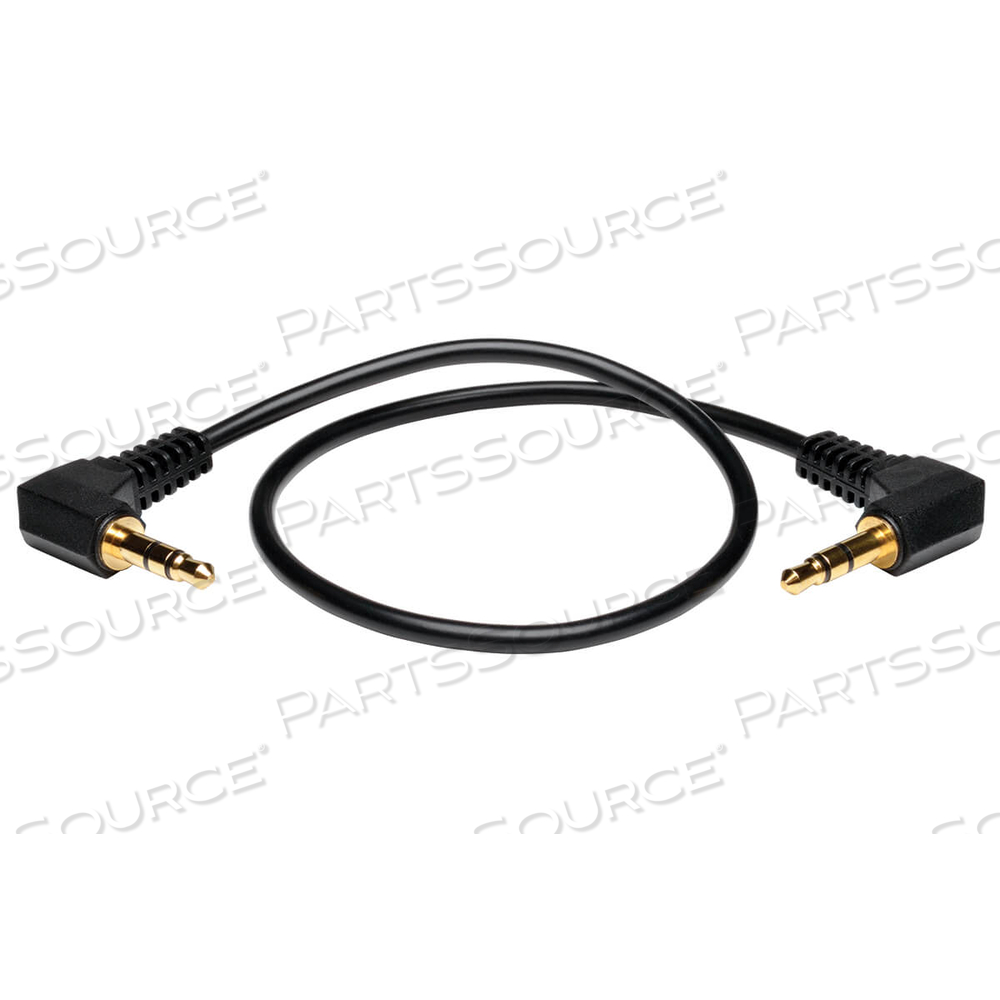 1FT 3.5MM MINI STEREO AUDIO CABLE WITH TWO RIGHT ANGLE PLUGS M/M by Tripp Lite 1FT 3.5MM MINI STEREO AUDIO CABLE WITH TWO RIGHT ANGLE PLUGS M/M by Tripp Lite